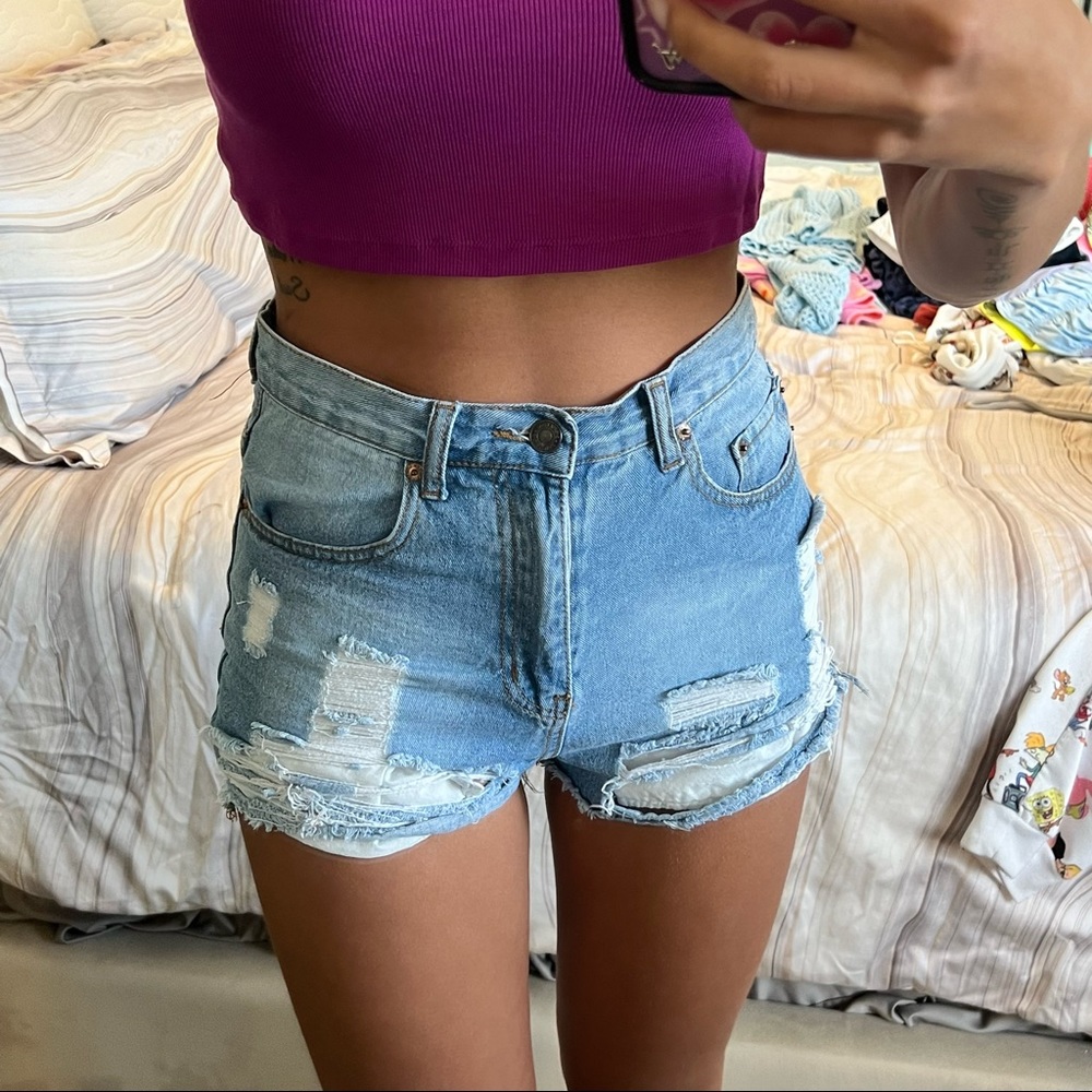 fashion nova denim shorts